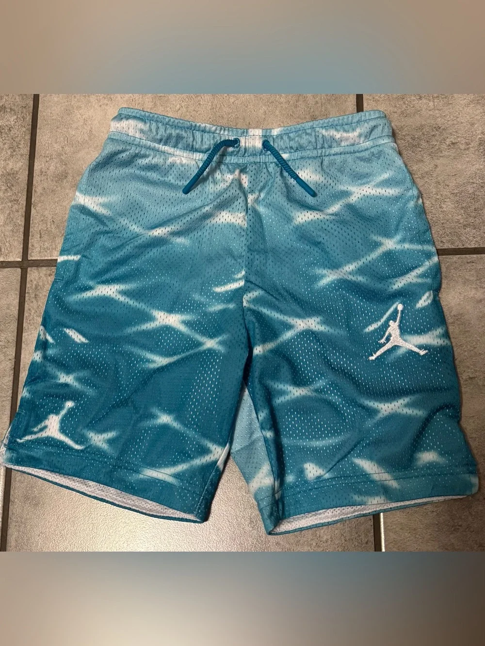 Jordan Jumpman Blue Aquatone Shorts Boys 6 M (5-6yrs) 110-116cm NWT